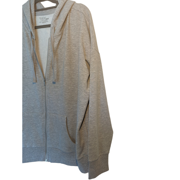Time and Tru Womens Gray Hoodie Jacket XXXL 22 - Picture 6 of 6